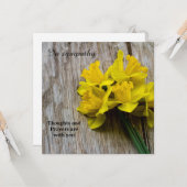 悔やみや弔慰平文グリーティングカード カード (正面/裏面インサイチュ)