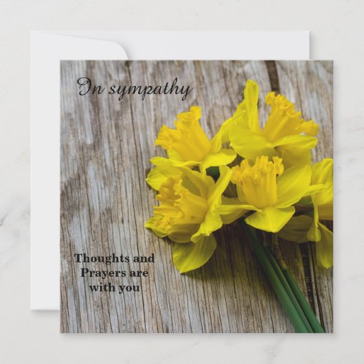 悔やみや弔慰平文グリーティングカード カード (正面)