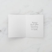 悔やみや弔慰感謝していは家族から カード (内部)