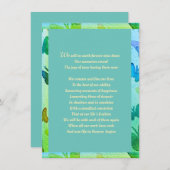 悔やみや弔慰感謝していは2ドル未満のデジタルユニーク 案内状 (正面/裏面)