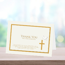 悔やみや弔慰感謝のノートカード – クリスチャン サンキューカード