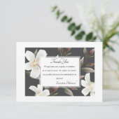 悔やみや弔慰感謝フローラ サンキューカード (スタンド正面)