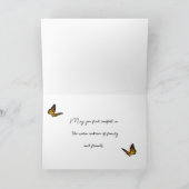 悔やみや弔慰折りカード カード (内部)