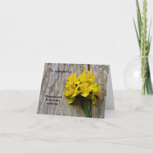 悔やみや弔慰折りグリーティングカード カード (正面)