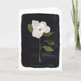 悔やみや弔慰折り畳みカード(花2) カード