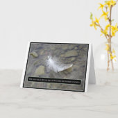 悔やみや弔慰折り畳みグリーティングカード カード (黄色い花)