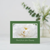 悔やみや弔慰有償はがき ポストカード (スタンド正面)