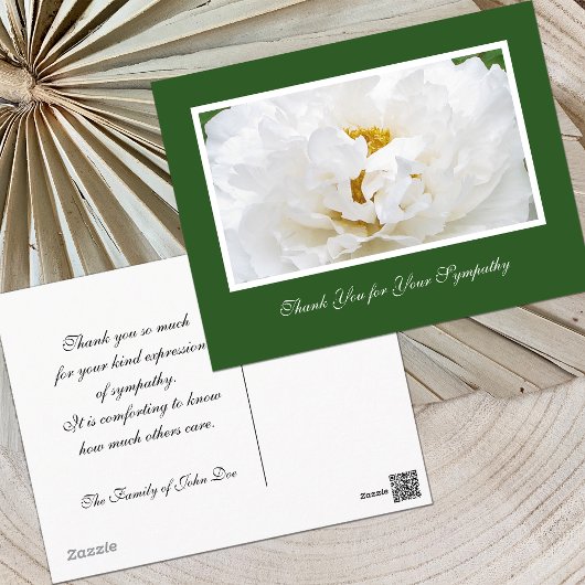 悔やみや弔慰有償はがき ポストカード