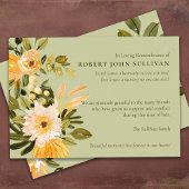 悔やみや弔慰死別フォト葬儀サンキューカード