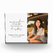 悔やみや弔慰死別モダン記念碑 フォトブロック (正面)