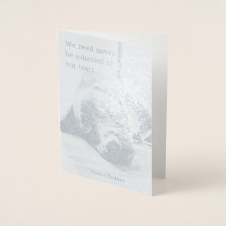 悔やみや弔慰犬 箔カード