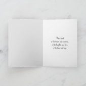 悔やみや弔慰用に百合の蝶 カード (内部)