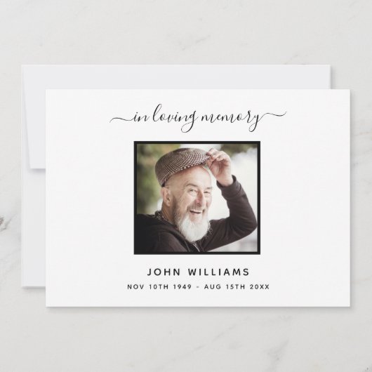 悔やみや弔慰白金ゴールド感謝していyou photo サンキューカード (裏面)