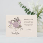 悔やみや弔慰確認フローラ サンキューカード (スタンド正面)