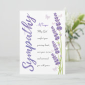 悔やみや弔慰祈りの言葉 カード (スタンド正面)