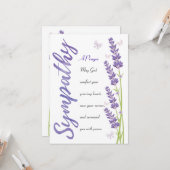 悔やみや弔慰祈りの言葉 カード (正面/裏面インサイチュ)