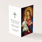 悔やみや弔慰神聖なカード|完全なハートメリー 名刺 (外部)