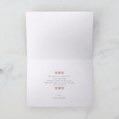 悔やみや弔慰考えズ・オブ・ユー・カード カード (内部)