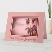 悔やみや弔慰花 カード (正面)