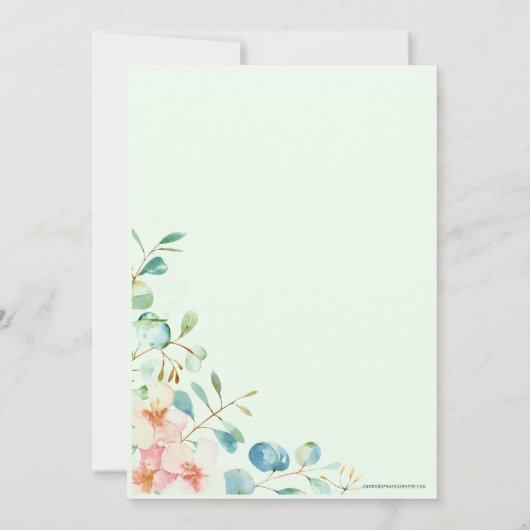 悔やみや弔慰葬儀ありがとう宗教 サンキューカード (裏面)