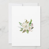 悔やみや弔慰葬儀ありがとう水の色フローラ写真 サンキューカード (裏面)