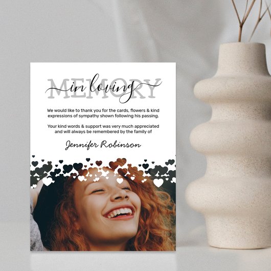 悔やみや弔慰葬儀ありがとう サンキューカード