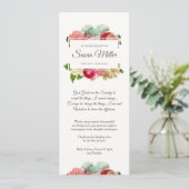 悔やみや弔慰葬儀サンキューカードフローラ写真 招待状 (スタンド正面)