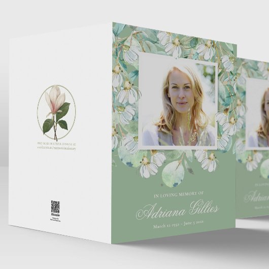 悔やみや弔慰葬儀サンキューカードユーカリティール（緑がかった色） カード