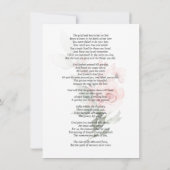 悔やみや弔慰葬儀サンキューピンクフローラ |詩 サンキューカード (裏面)