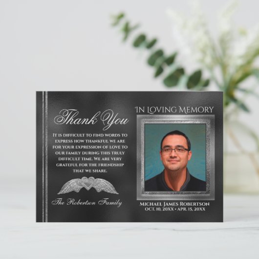 悔やみや弔慰葬儀写真ありがとう (スタンド正面)