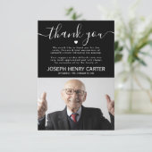 悔やみや弔慰葬儀写真 サンキューカード (スタンド正面)