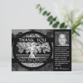 悔やみや弔慰葬儀写真THANK YOU Tree of Life (スタンド正面)