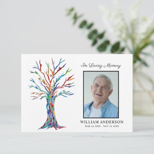 悔やみや弔慰葬儀記念ありがとう写真 (スタンド正面)