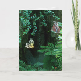 悔やみや弔慰蝶が庭に カード