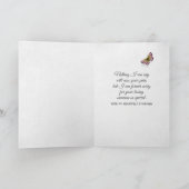 悔やみや弔慰蝶が庭に カード (内部)