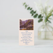 悔やみや弔慰記念写真記念カード 名刺 (スタンド正面)