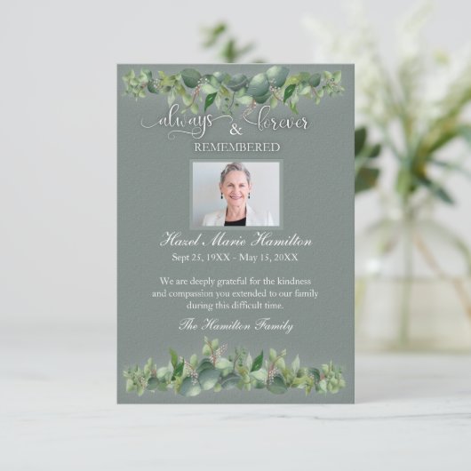 悔やみや弔慰記念常に永遠に記憶されている人 (スタンド正面)