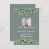 悔やみや弔慰記念常に永遠に記憶されている人 (正面/裏面)