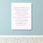 悔やみや弔慰詩 キャンバスプリント (インサイチュ (ウッドフロア))