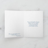 悔やみや弔慰軍隊ドッグタグPsalm 23カード カード (内部)