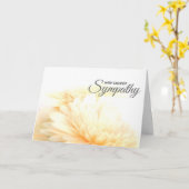 悔やみや弔慰追悼カード カード (黄色い花)