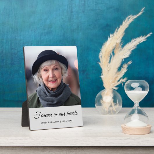 悔やみや弔慰追悼碑 |写真 フォトプラーク (側面)