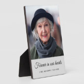 悔やみや弔慰追悼碑 |写真 フォトプラーク (側面)