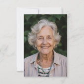 悔やみや弔慰金ゴールドクロスフォト葬儀 サンキューカード (裏面)