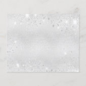 悔やみや弔慰銀蝶サンキューカード (裏面)