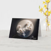 悔やみや弔慰開花ドッグウッド カード (黄色い花)