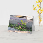 悔やみや弔慰 – お客様の負けをお詫びします カード (黄色い花)