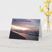 悔やみや弔慰 – お父さんの喪失 カード (黄色い花)