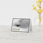 "悔やみや弔慰"カードと カード (黄色い花)