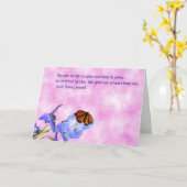 悔やみや弔慰 カード (黄色い花)